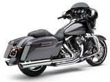 909 Twins 4" Slip Ons Chrome Flh/Flt 95 16 - COBRA