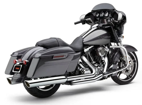 909 Twins 4" Slip Ons Chrome Flh/Flt 95 16 - COBRA