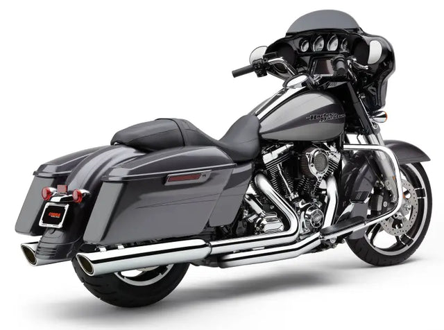 909 Twins 4" Slip Ons Chrome Flh/Flt 95 16 - COBRA