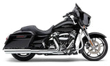 909 Twins 4" Slip Ons Chrome Flh/Flt 17 22 - COBRA