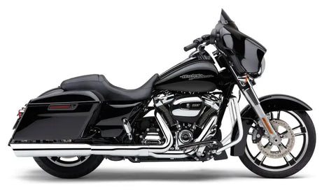 909 Twins 4" Slip Ons Chrome Flh/Flt 17 22 - COBRA