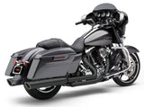 909 Twins 4" Slip Ons Black Flh/Flt 17 22 - COBRA