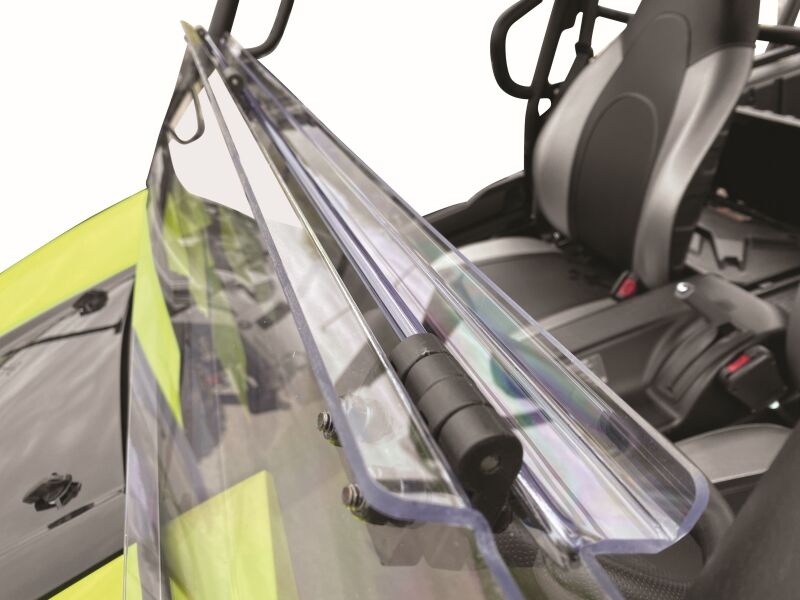 QuadBoss 375788 QuadBoss 16-22 Kawasaki KRF800 Teryx Windbreak Folding Windshield - 375788