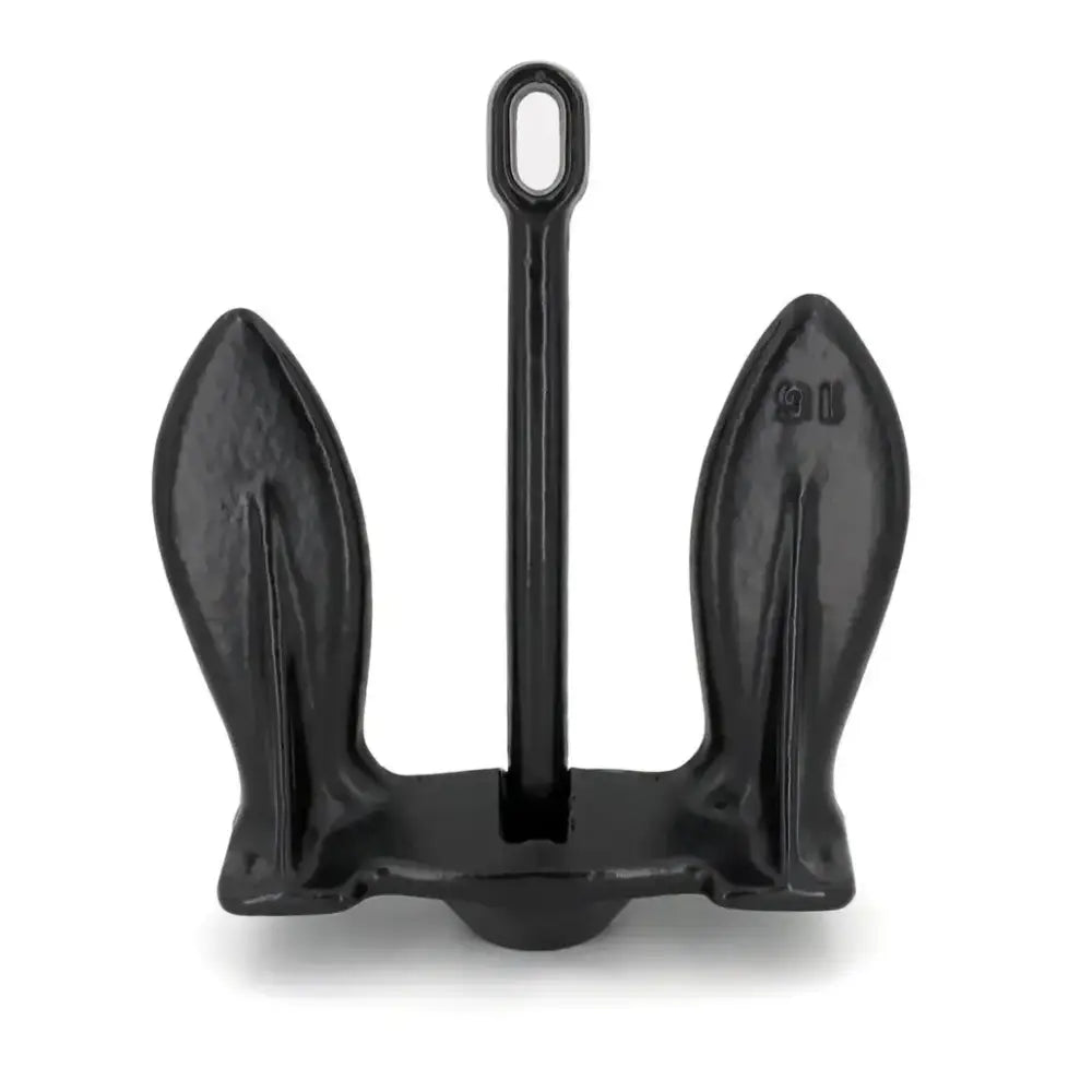 Black metal navy anchor showing holding power for 910-E-UPc Greenfield product