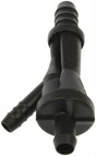 Black plastic vacuum check valve for Dorman Combi Valve and Dorman Combi systems