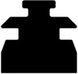 912-15-80DP Uhmw Tunnel Protector 1"X15"