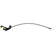 Black hood release cable for Dorman Hood Release Cable Assembly, easy to use