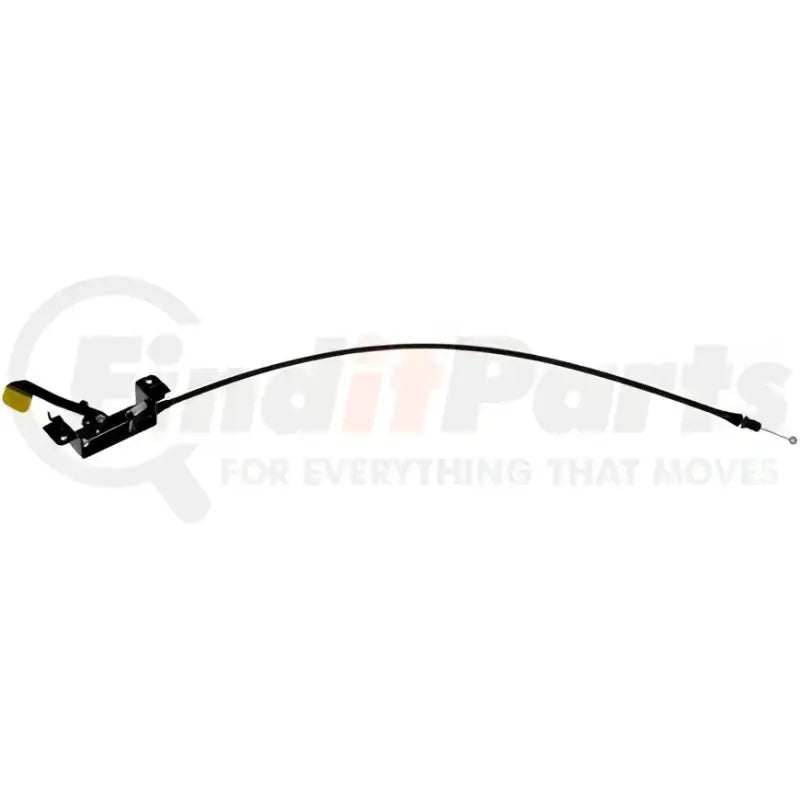 Black Dorman hood release cable assembly for easy hood release and repair