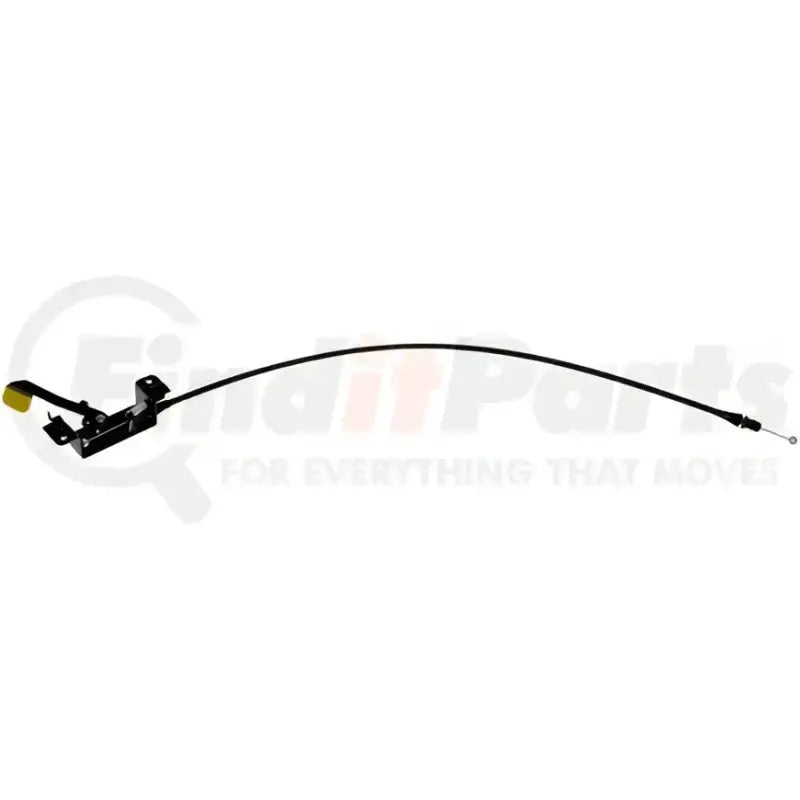 Black Dorman hood release cable assembly for easy hood release and repair