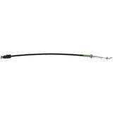 Black door release cable with spring and metal ends for 912-771 Dorman Door Release Cable