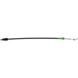 Black door release cable with spring and metal ends for Dorman 912-771 door release