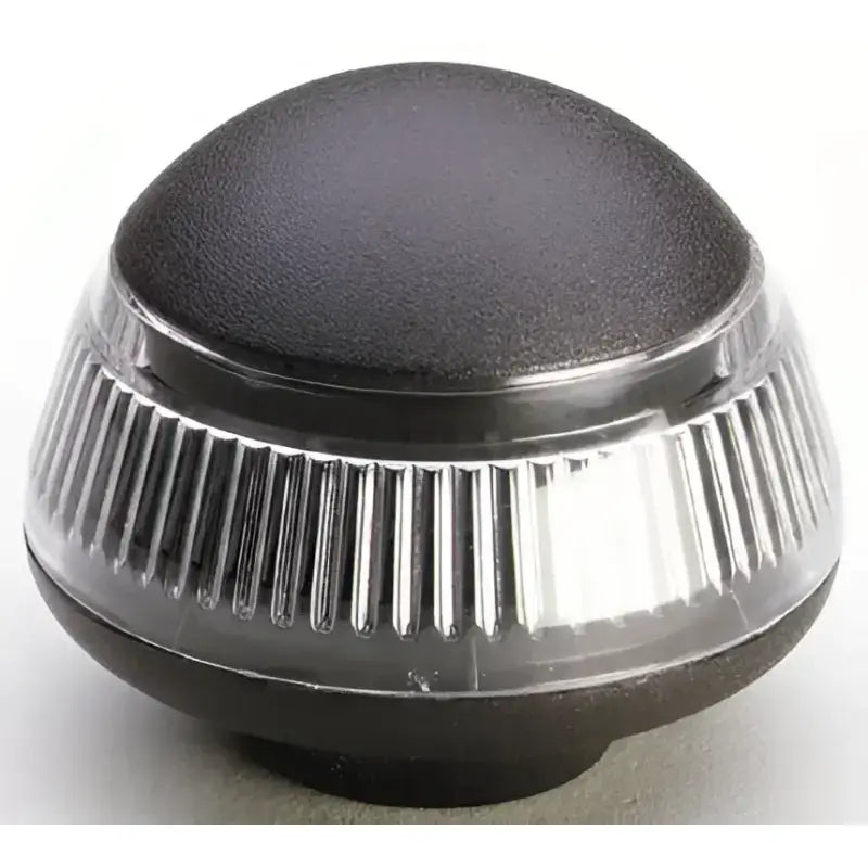 Black and clear dome-shaped marine lens for Attwood Marine Lens Antiglare Pole Light