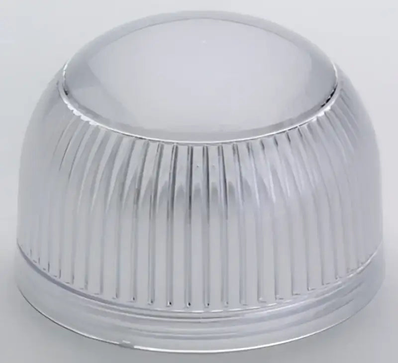 Clear ribbed dome cover for marine lens limitd glare light, durable and easy to see through