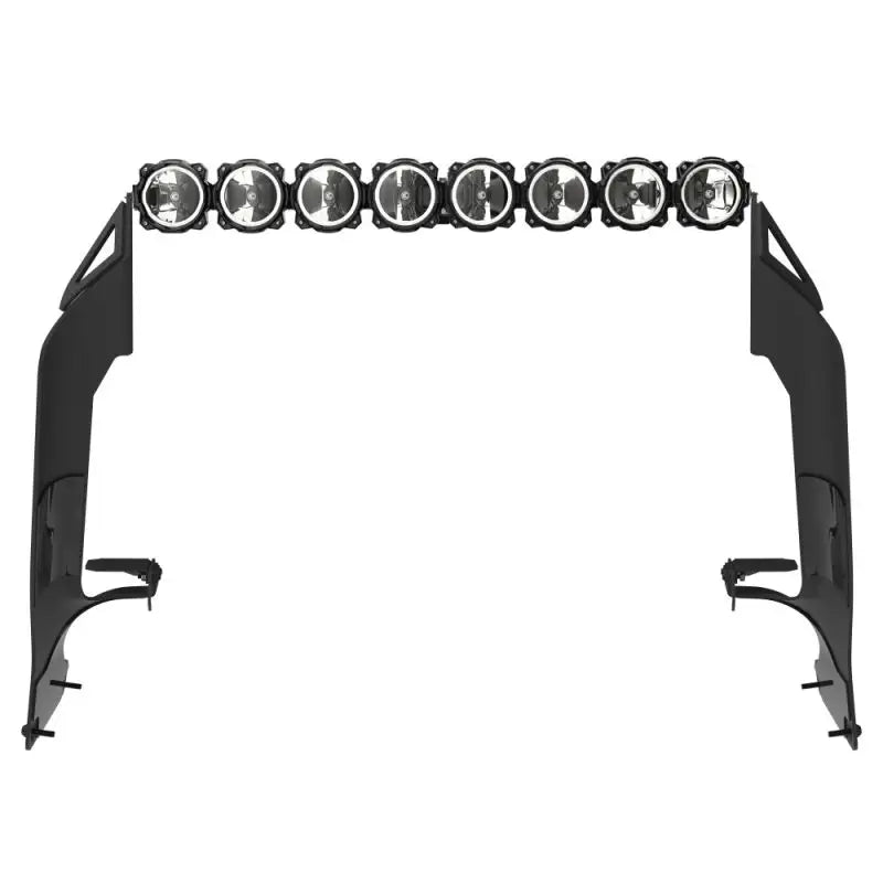 91339 Kc Hilite Grav Wndshld Light Bar Gladiator