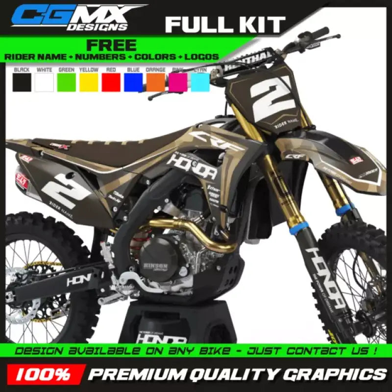 91359 Polisport Mx Restyling Kit Black Hon - Body