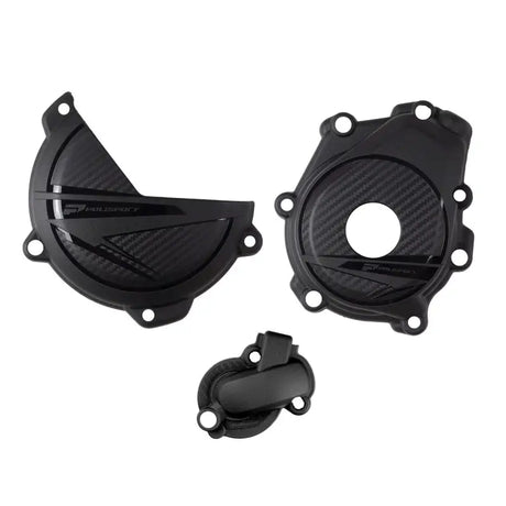 91372 Polisport Engine Protection Kit Black Ktm/Hus - RV and Auto Parts