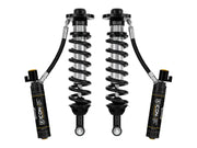 Black and silver coilover shocks for Ford F150 Lightning lowered front fitting 91831E
