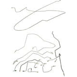 Automotive brake line set for Dorman 919-023 preformed brake line replacement