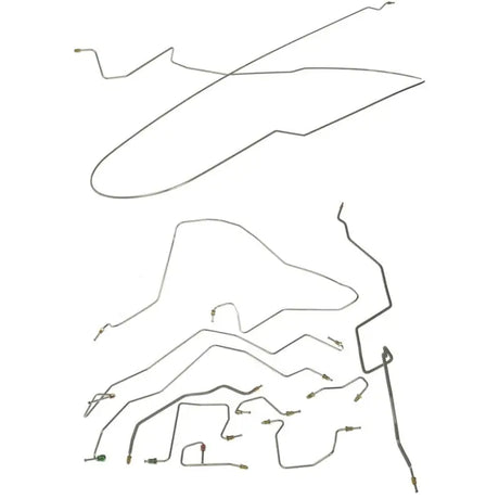 Automotive brake line set for Dorman 919-023 preformed brake line replacement