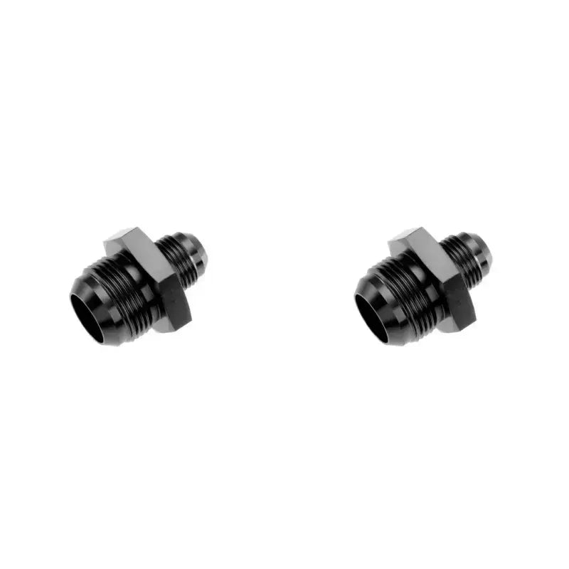 Two black aluminum fittings for the Redhorse Reducer Adapter or Reducer Adapter setup