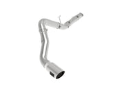 aFe 49-02078-P aFe ATLAS 5in DPF-Back Alum Steel Exhaust System w/Polished Tip 19-20 Ram Diesel Trucks L6-6.7L (td)