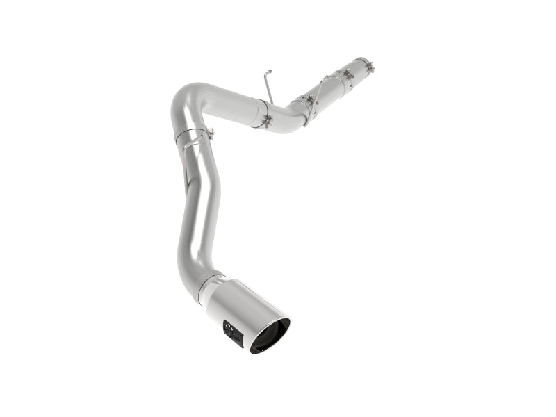 aFe 49-02078-P aFe ATLAS 5in DPF-Back Alum Steel Exhaust System w/Polished Tip 19-20 Ram Diesel Trucks L6-6.7L (td)