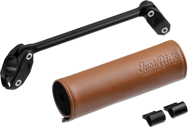 Handlebar Bar Pad Set 165mm Brown Pad W/185mm Brace - ZETA
