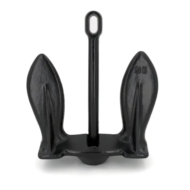 20 Lb. Navy Anchor - Black, Reliable marine equipment for safe mooring.