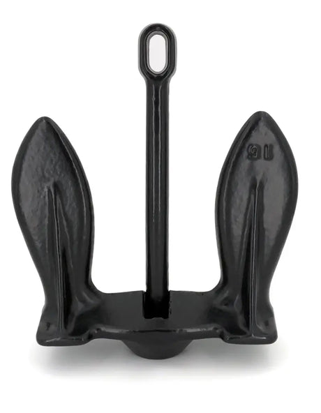 20 Lb. Navy Anchor - Black, Reliable marine equipment for safe mooring.