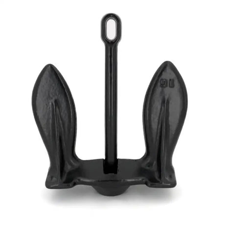 920-E-UPC Greenfield 20 Lb. Navy Anchor in Black, premium boating equipment.