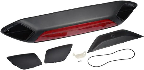 Black and red car spoiler with brake light assembly accessories for Dorman third brake light