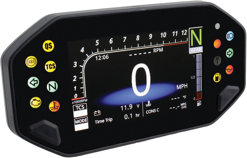 Rx 4 Tft Multifunction Meter Black Yam