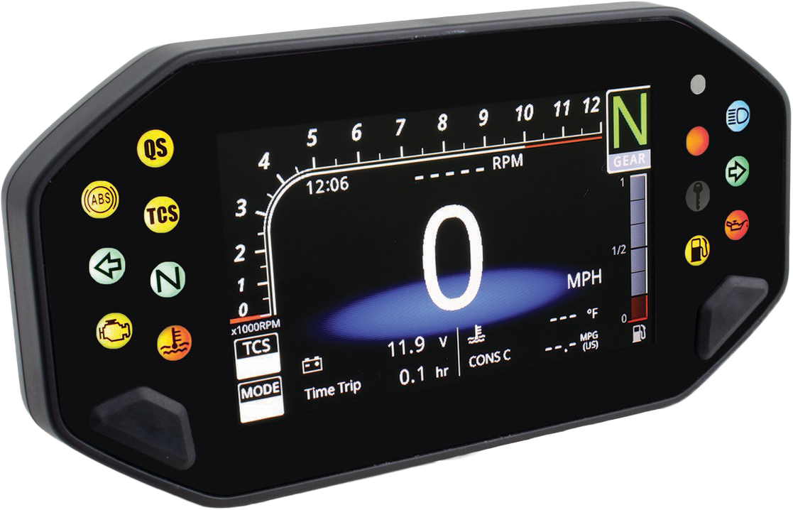 Rx 4 Tft Multifunction Meter Black Yam