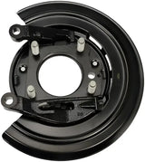 Black metal backing plate for 926-266 Dorman loaded backing plate auto part