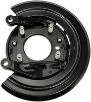 Black metal backing plate for 926-266 Dorman loaded backing plate auto part