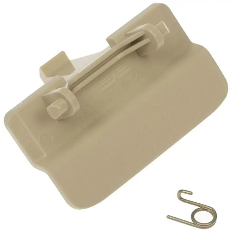 Beige plastic Dorman Console Latch with spring for Dorman console latch replacement