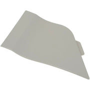 Gray plastic sun visor for Dorman Fuel Door Trim and fuel door replacement