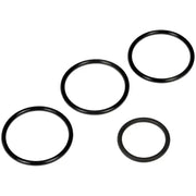 Four black O-rings from Dorman Rad Hose O-Ring Kit for Dorman Rad rad hose repairs