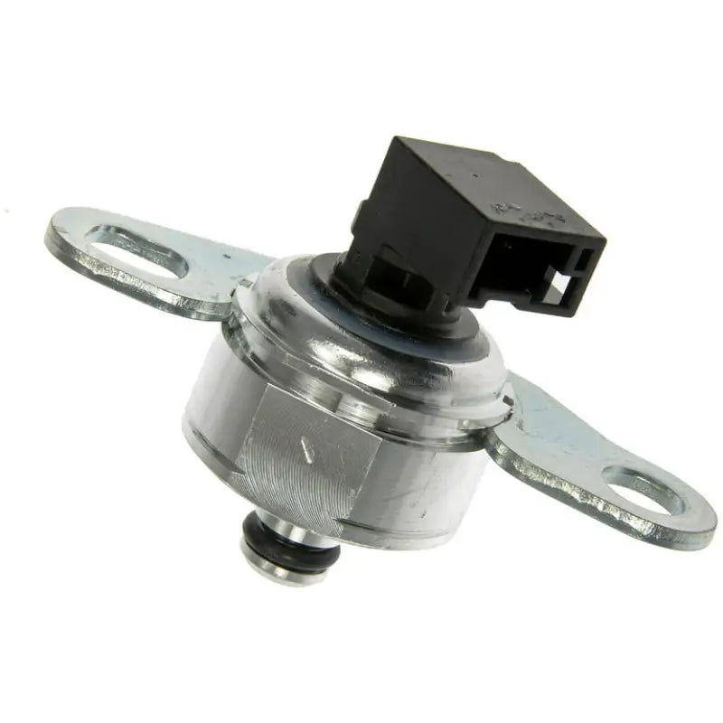 Silver-colored Dorman Pressure Sensor with black connector and mounting tabs for pressure sensor