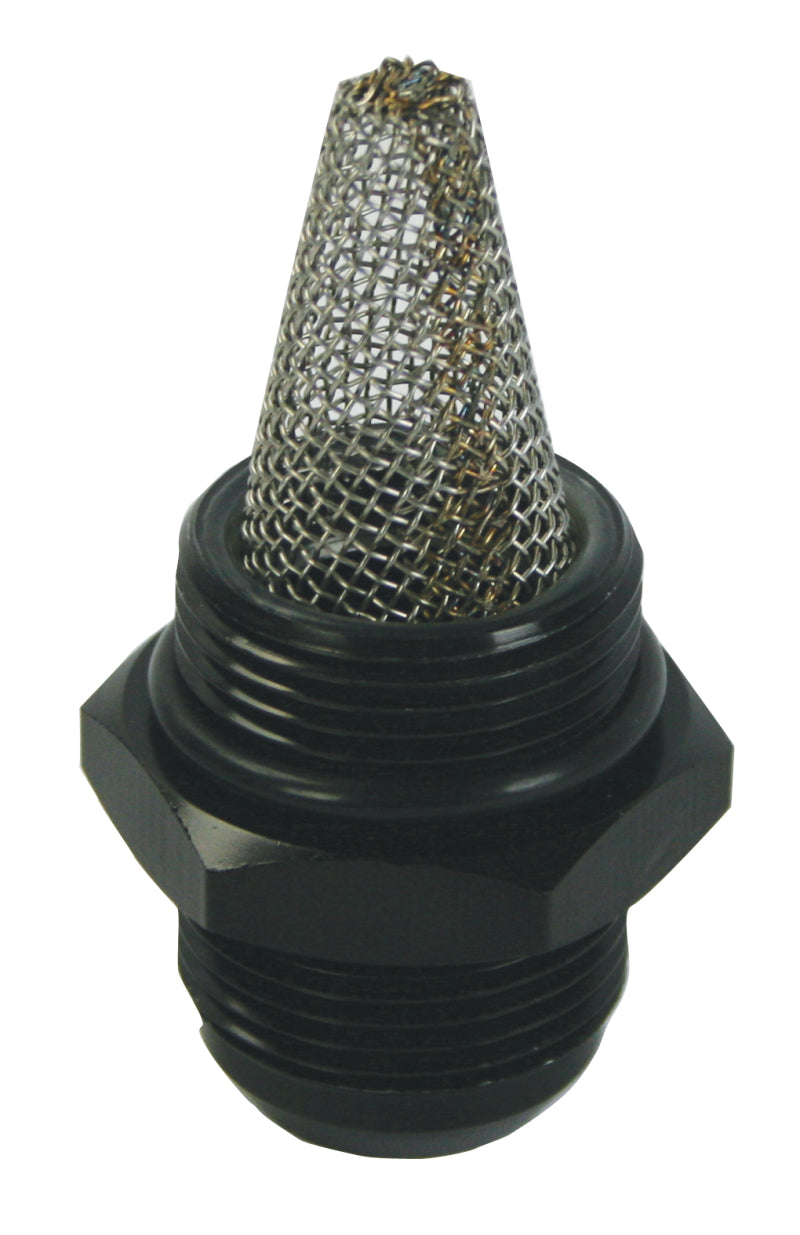 Moroso 23962 Moroso Oil Filter Fitting -16An to -16An w/External Screen - Single
