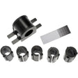 Black metal sway bar bushing kit for Dorman sway bar 928-475 suspension upgrade