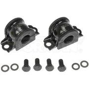 Black sway bar bushings with hardware for Dorman sway bar bushing kit