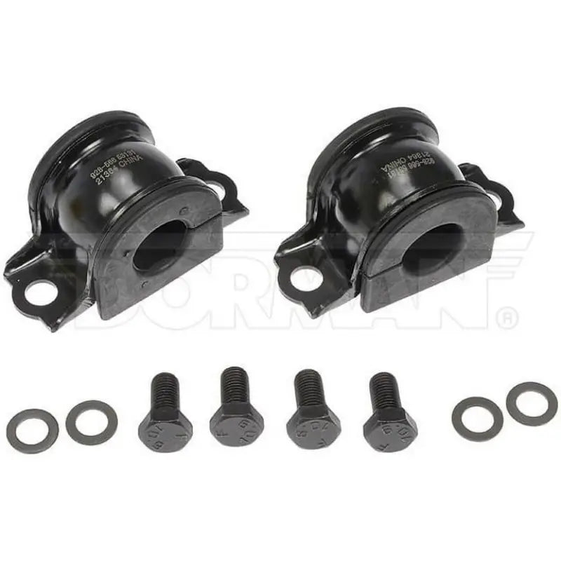 Black sway bar bushings with hardware for Dorman sway bar bushing kit