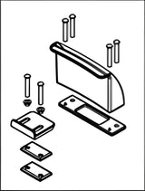 92921 Thetford Hold Down Kit(35 Model)
