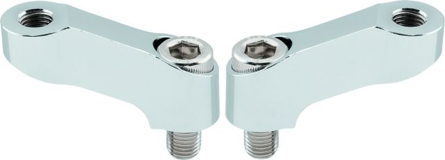 BikeMaster Mirror Extension 10mm Pair - Chrome - BikeMaster