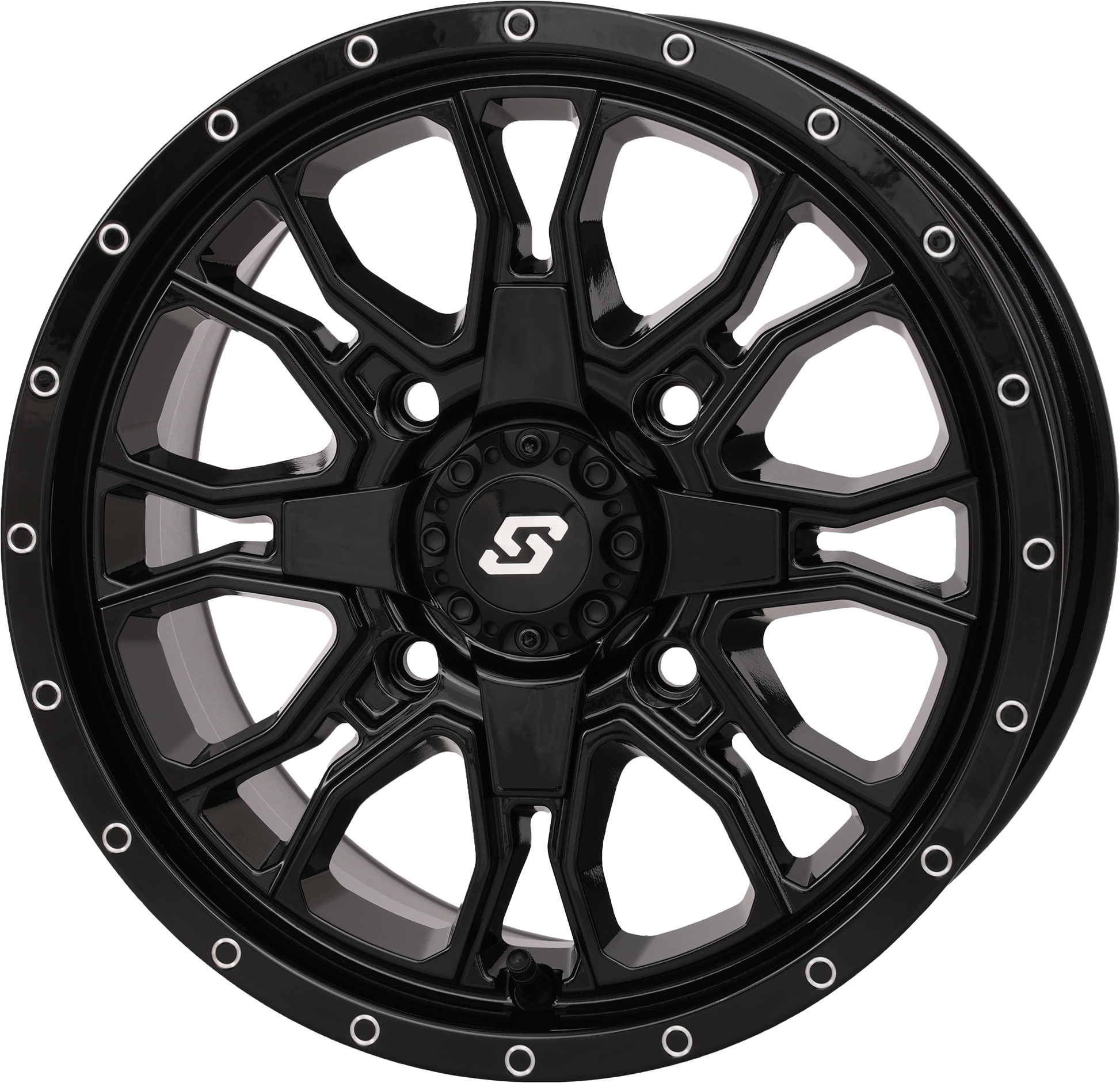 Fusion Dd Wheel  14x7 6+1 4/137 & 4/156 Gloss Black