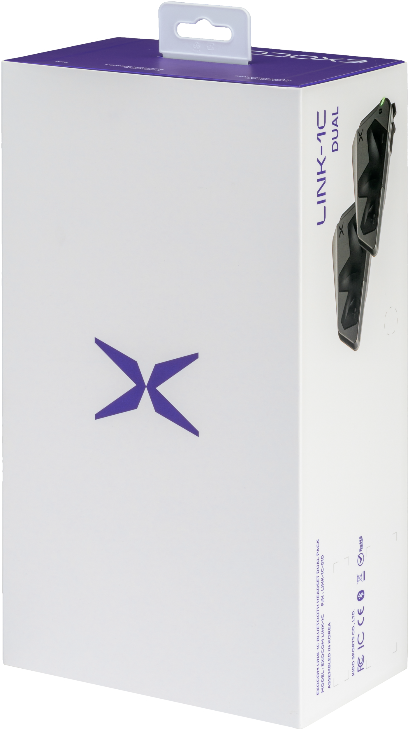 Exocom EXO-COM Link-1C Bluetooth Communicator Audio/Visual/Communication EC-Link1C-D - Link-1C Dual Pack