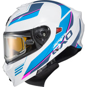 93-1026-EC Scorpion Exo Exo-Gt930 Cold Weather Helmet Modulus Wht/Blu Xl (Electric)