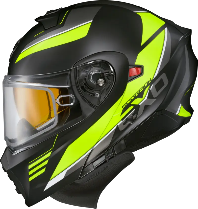 93-1035-SD Scorpion Exo Exo-Gt930 Cold Weather Helmet Modulus Hi-Vis Lg (Dual Pane) - RV and Auto Parts
