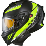 93-1036-EC Scorpion Exo Exo-Gt930 Cold Weather Helmet Modulus Hi-Vis Xl (Electric)